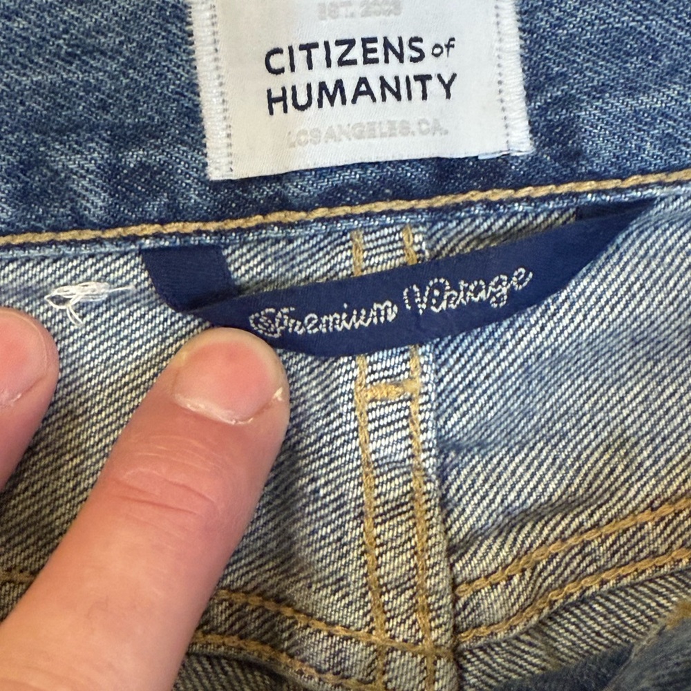 Citizens of Humanity Annina Straight Leg Premium Vintage Jeans Size 26 - Picture 3 of 7